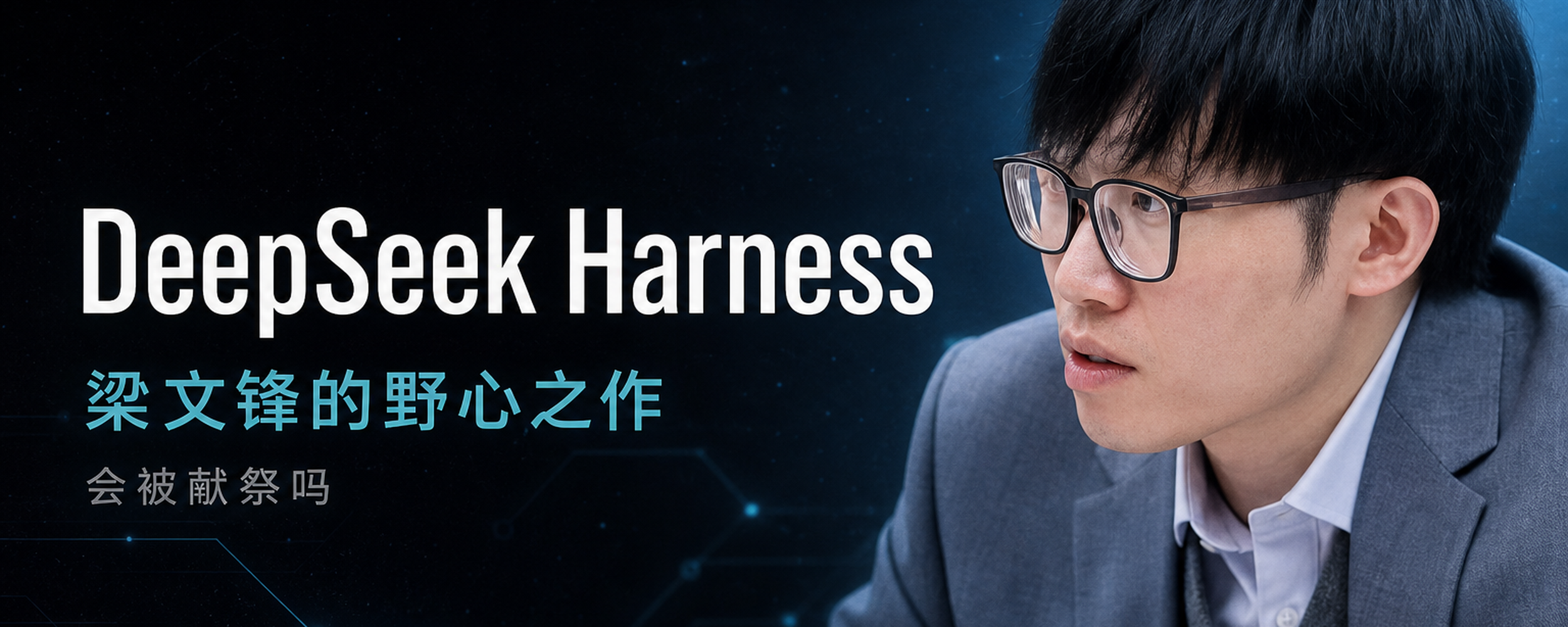 DeepSeek Harness 封面:梁文锋